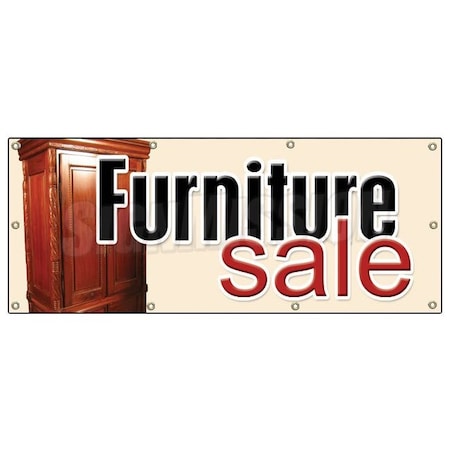 Signmission FURNITURE SALE BANNER SIGN store signs sign sofa recliner chair dinette B-96 Furniture Sale